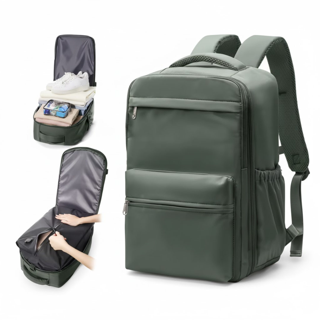 Mochila impermeable con compresión al vacío